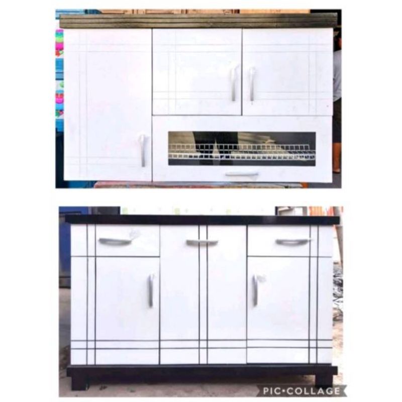 KITCHEN SET ATAS BAWAH 3 PINTU/RAK KOMPOR