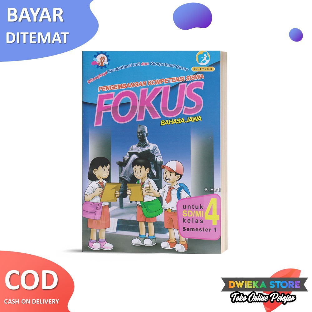 Buku Fokus Bahasa Jawa Kelas 4 Semester 1 2 Shopee Indonesia