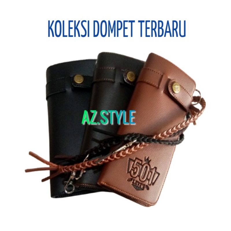 NEW!! AZ.STYLE KOLEKSI DOMPET TERBARU/DOMPET RANTAI TALI KULIT SINTETIS