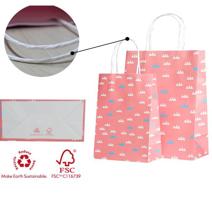 

W M Paper Bag Warna Kantong Karton Polos, Kantong Khusus Souvenir