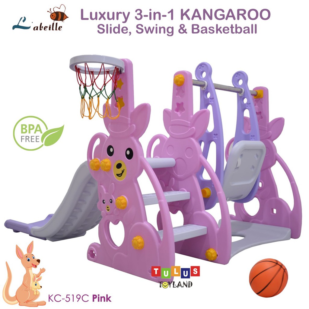 Perosotan Ayunan Murah Labeille Luxury KANGAROO Slide Swing Kangguru Basket mainan plosotan seluncur