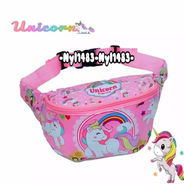 TAS SELEMPANG ANAK UNICORN / SLING BAG ANAK / TAS PINGGANG SEQUIN ANAK UNICORN / TAS BAHU ANAK