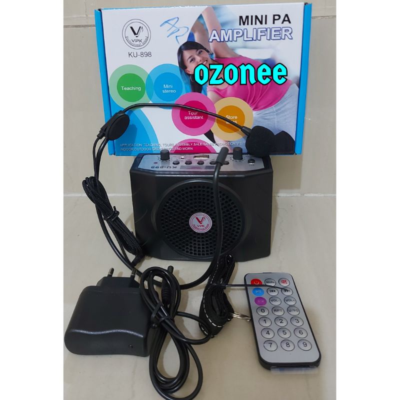 MINI PA AMPLIFIER VPK KU 898 ORIGINAL