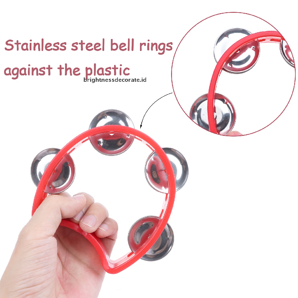 14pcs Tamborin Perkusi Bahan Plastik