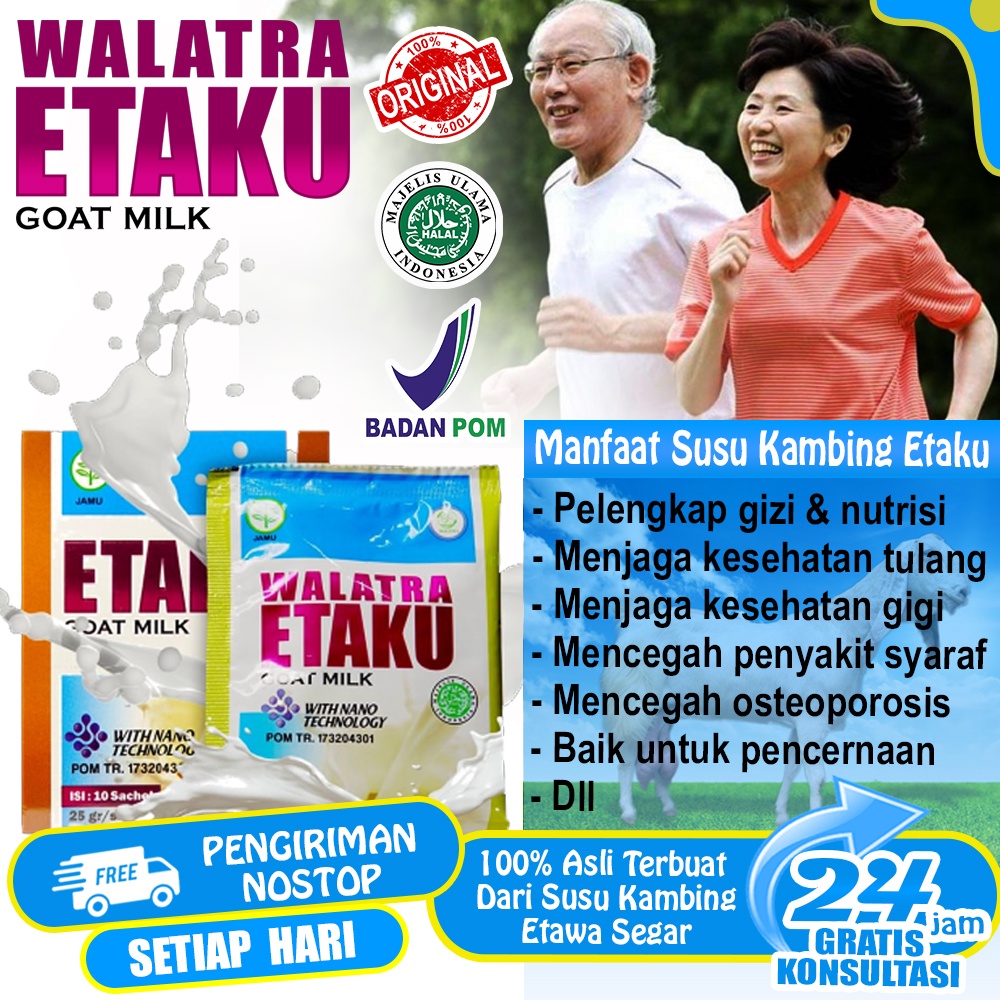 

Susu Orang Tua 50 Ke Atas Obat Nyeri Otot Susu Herbal Untuk Tulang Susu Kambing Etawa Bubuk Buat Sendi Sama Tangan Etaku Goat Milk Asli