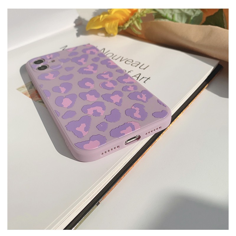 Square Straight Cube Case Samsung A32 A52 A72 A03s A52s A12 A31 A21S A11 M11 A51 A71 A20s A10S A50 A30S A50S Purple Frosted Soft TPU Cover-5