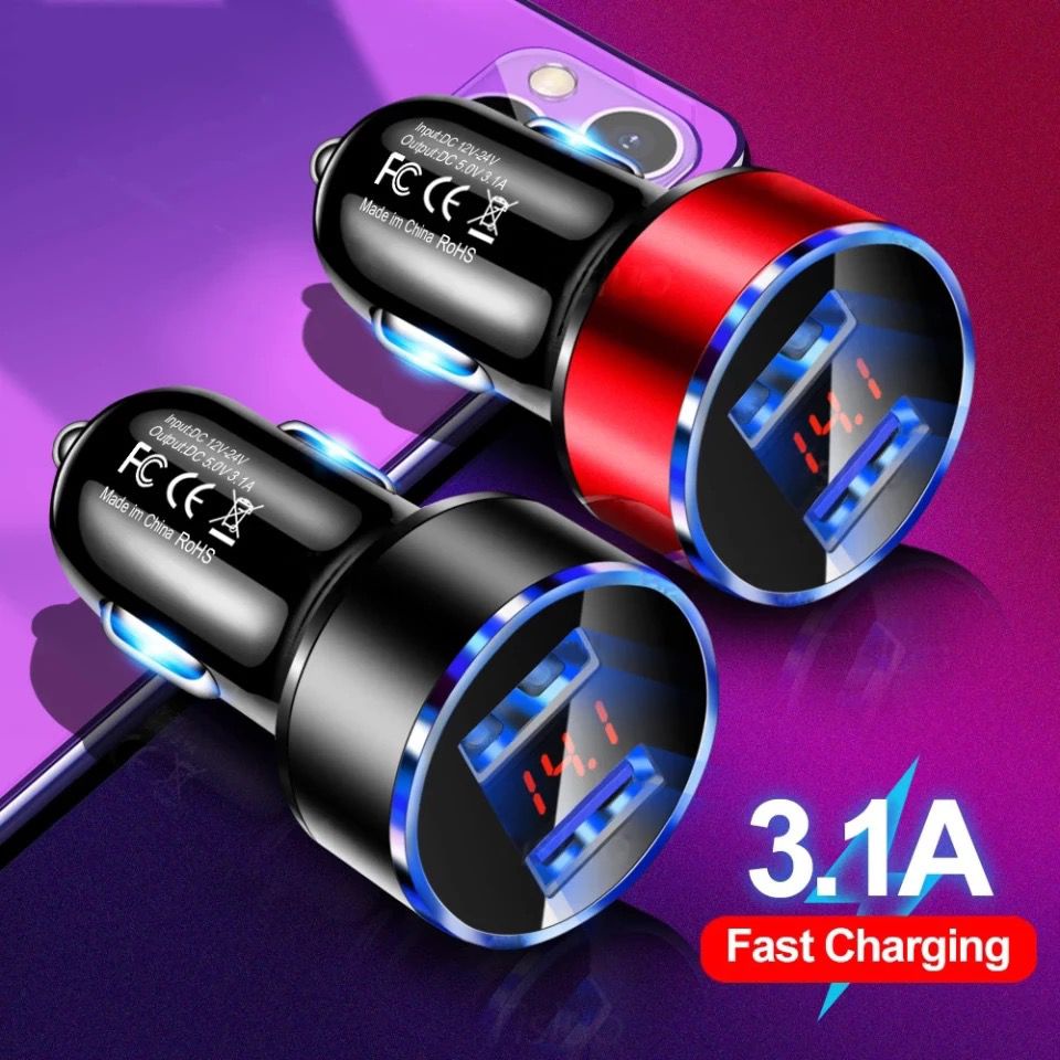 [RO ACC] NVN-SV7 NANVAN CAR CHARGER MOBIL FAST CHARGING 22.5W DUAL USB