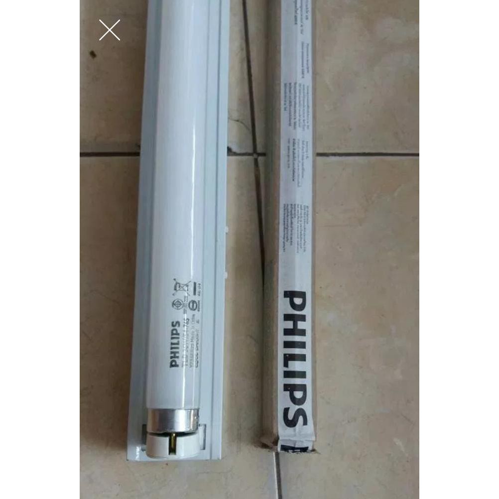 Spesial Lampu Tl Philips 18 Watt Simbat Set/ Tl Neon 18W/ Lampu Panjang Set Berkualitas