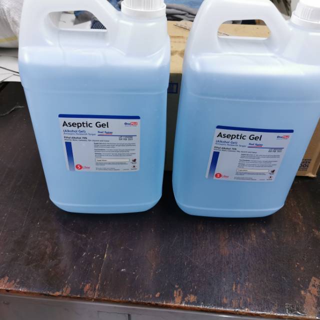 Hand Sanitizer Aseptic Gel Onemed 5 liter Original
