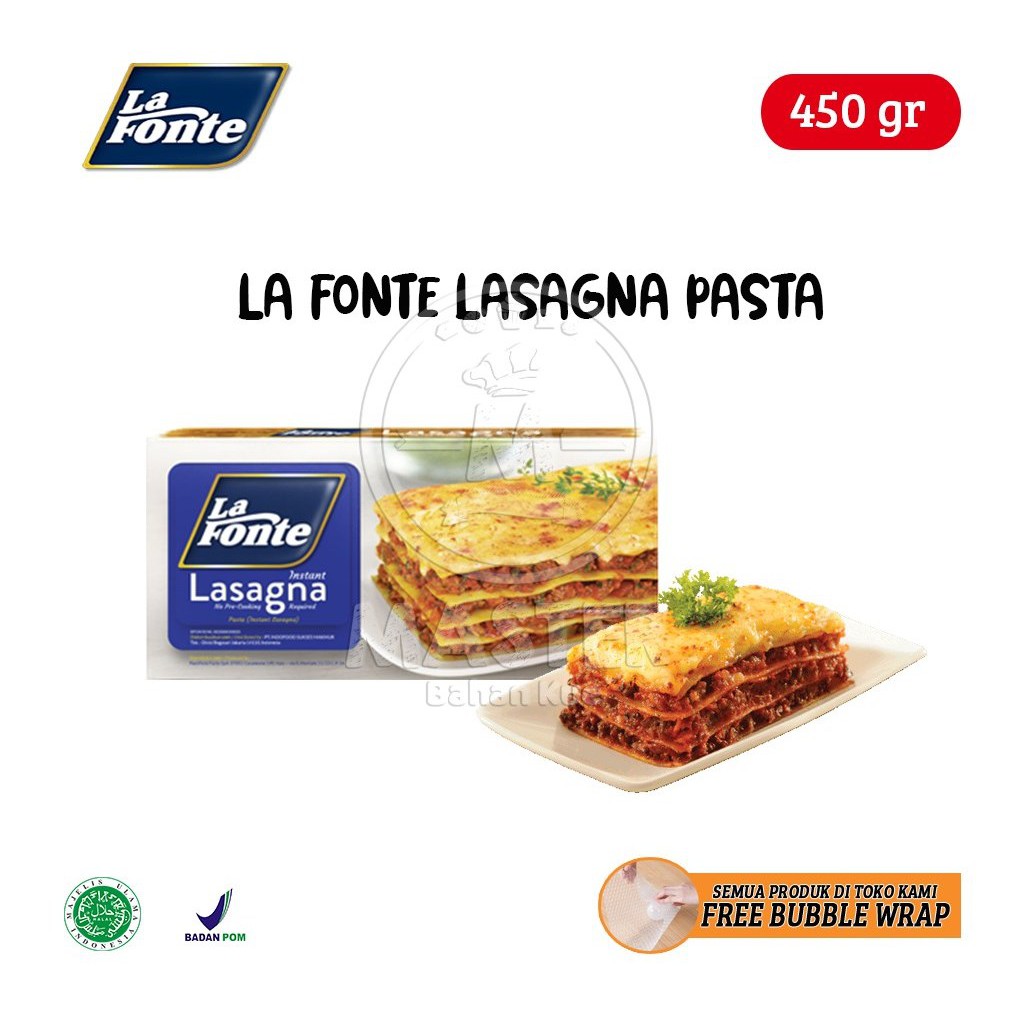 

La Fonte Lasagna Pasta Instan [450 gr]