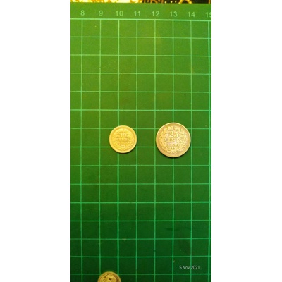 25 cent dan 10 cent wilhelmina