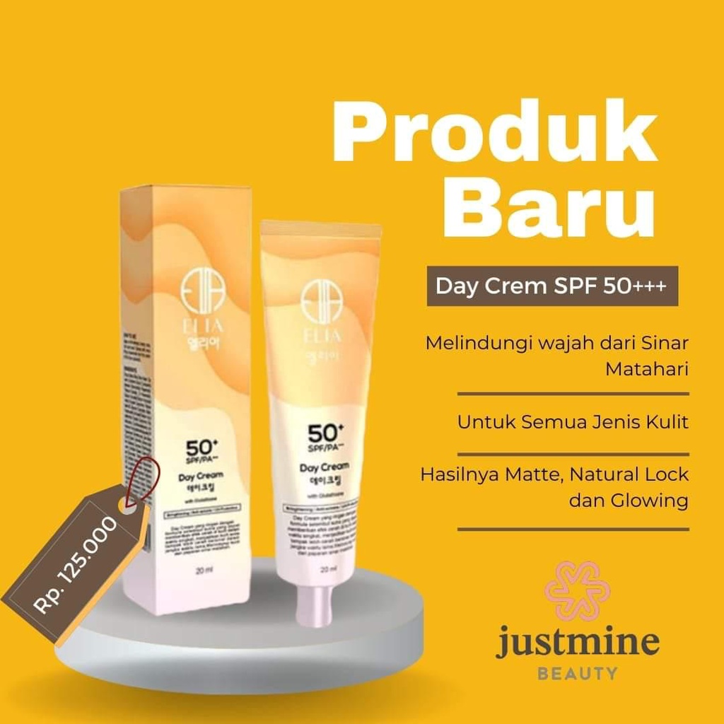 Day Cream Elia SPF 50/PA++++ ( READY STOK )