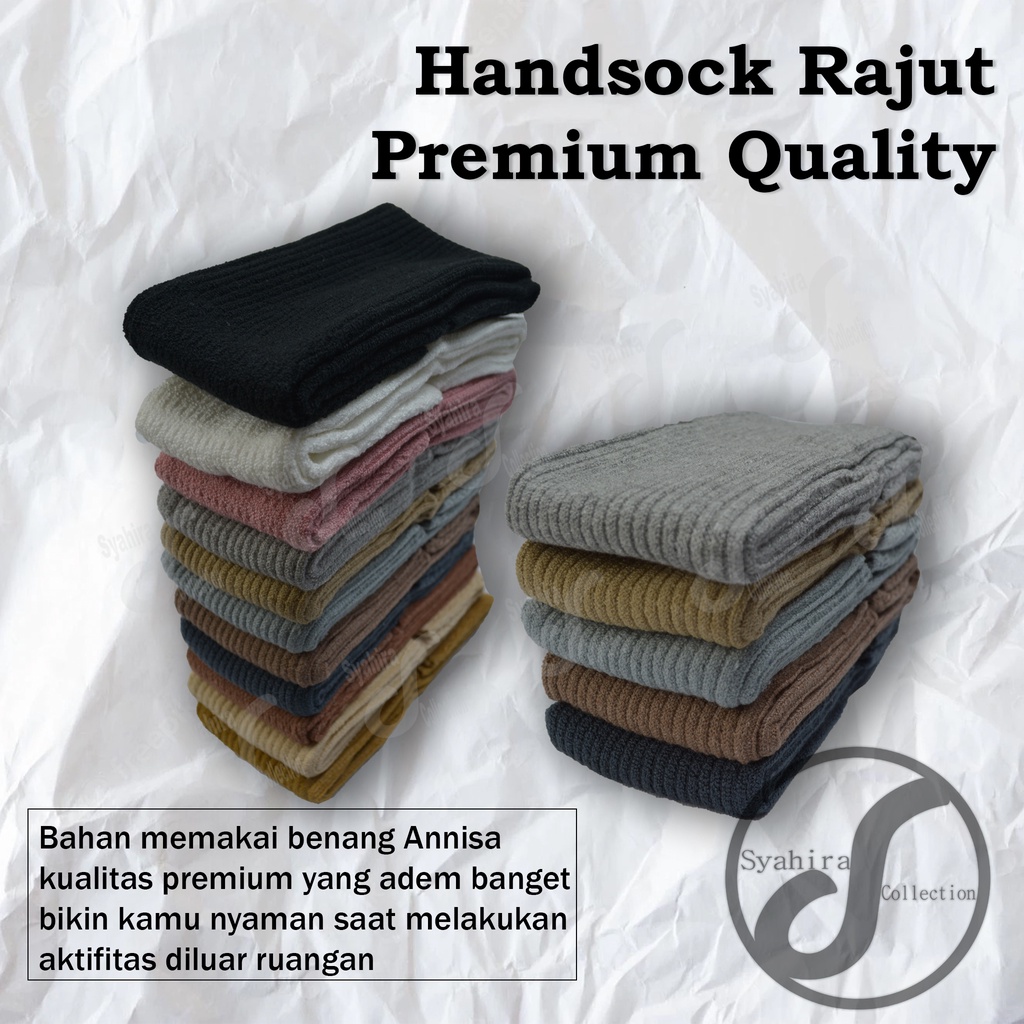 HANDSOCK RAJUT JEMPOL PREMIUM//MANSET TANGAN//MANSET RAJUT