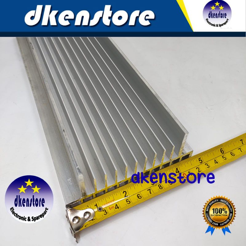 Pendingin Heatsink 23sirip Aluminium 30cm 3u