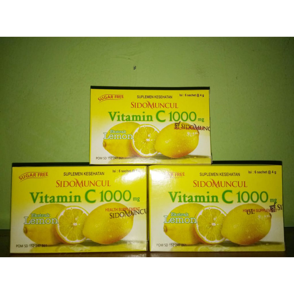 Sido Muncul Vitamin C 1000 Mg Shopee Indonesia