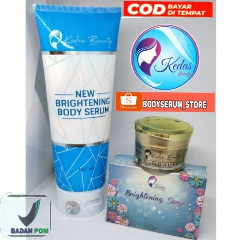 [BISA COD]  TERLARIS GRATIS ONGKIR PROMO Kedas Beauty Body Serum &amp; Scrub