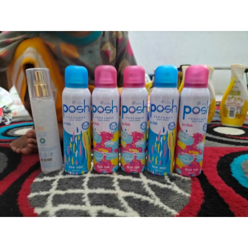 parfum body spray POSH (minyak wangi)