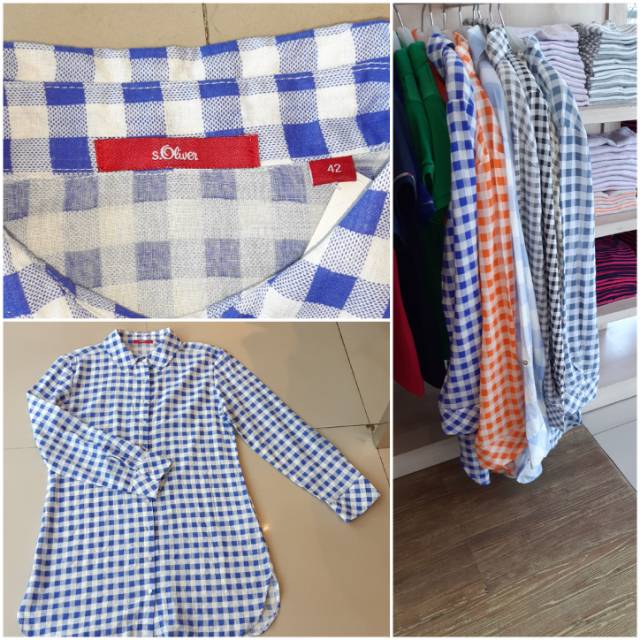 KEMEJA DRESS WANITA TUNIC S OLIVER