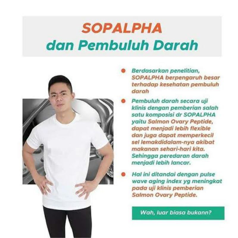 BIOBOOST BIO BOOST SOP ALPHA SOPALPHA ISI 18 SACHET SALMON OVARY PEPTIDE AFC SUPLEMEN KESEHATAN