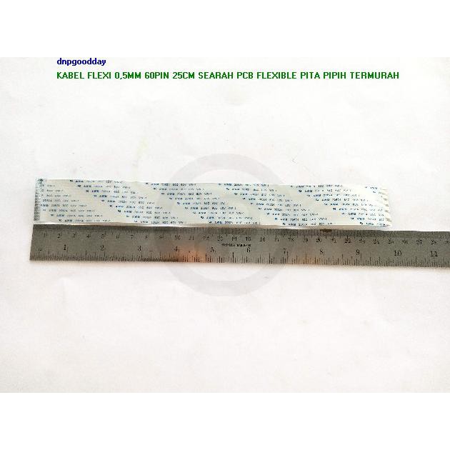 

Kabel Flexi 0,5Mm 60Pin 25Cm Searah Pcb Flexible Pita Pipih Termurah Dnpgood11 Murah