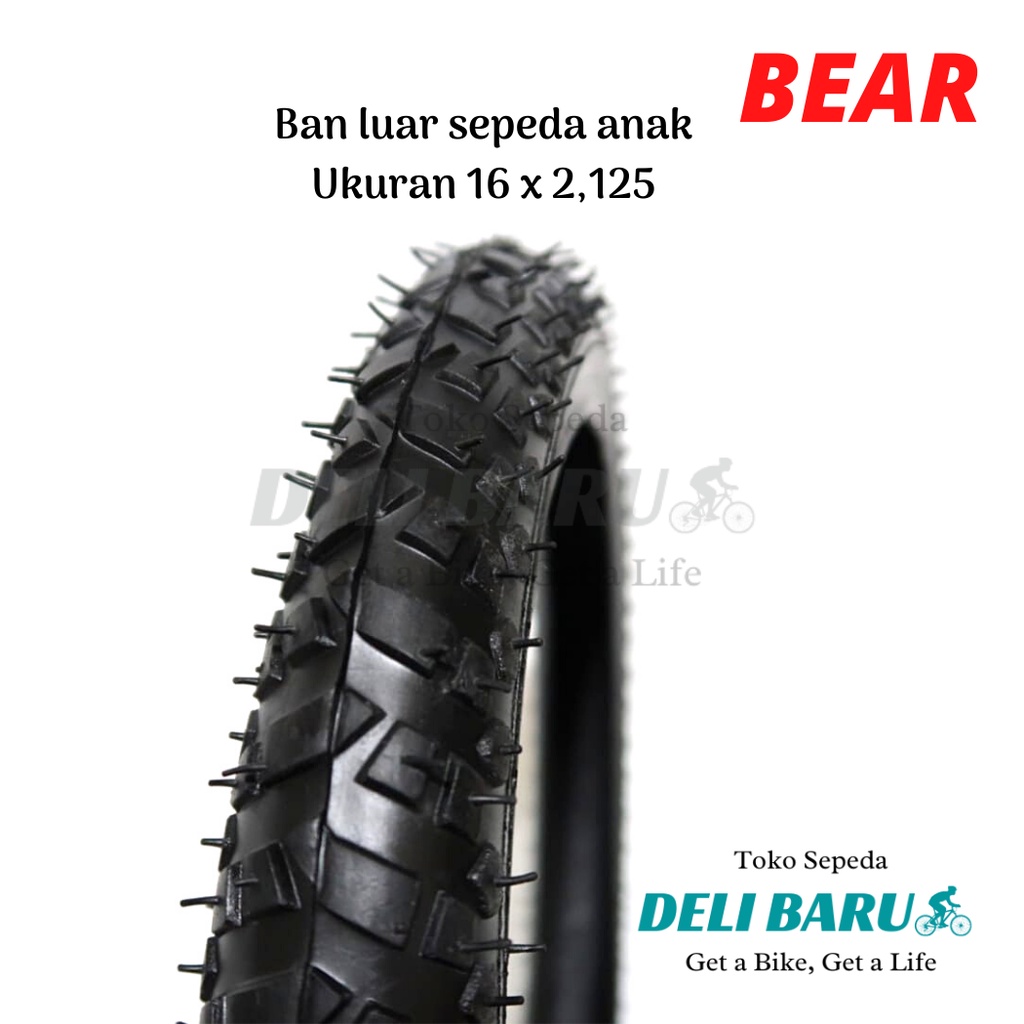 Bear Ban luar 16 x 2.125 sepeda anak