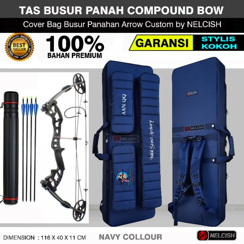 Tas Bag Busur Panah Compound Bow Arrow Casing Panahan Custom NELCISH