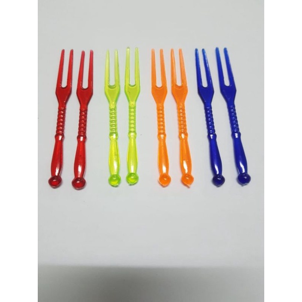 Garpu Kue Ulang Tahun / Garpu Buah / Tusukan Kue / Garpu Plastik
