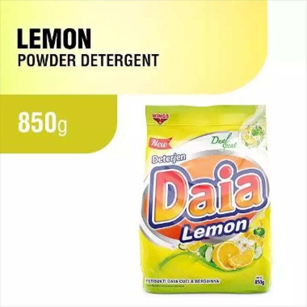 Jual Daia Powder Detergent Lemon G Shopee Indonesia