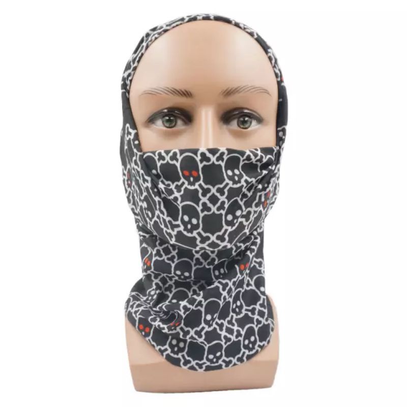 masker baf multi pungsi masker kain motif/polos wanita pria