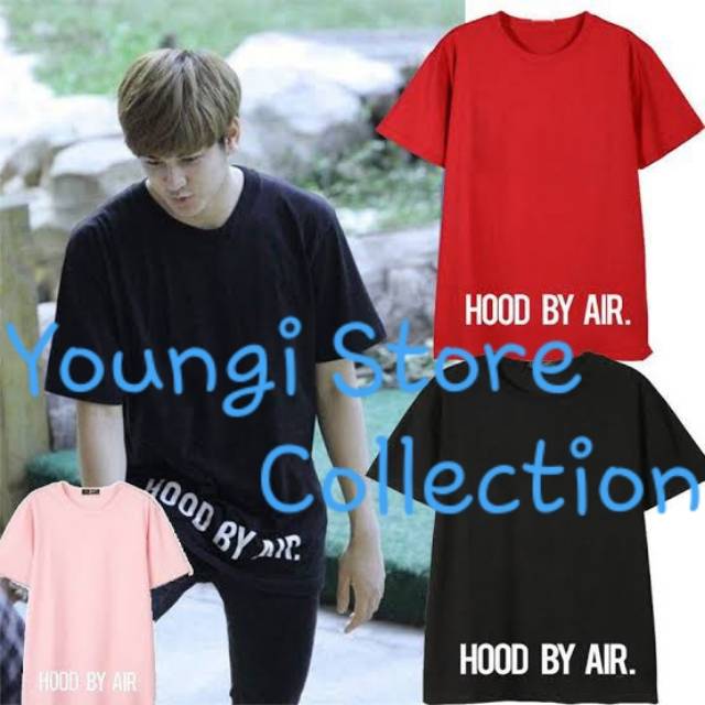 BAJU KAOS TSHIRT HOOD BY AIR IDOL KPOP IMPORT QUALITY