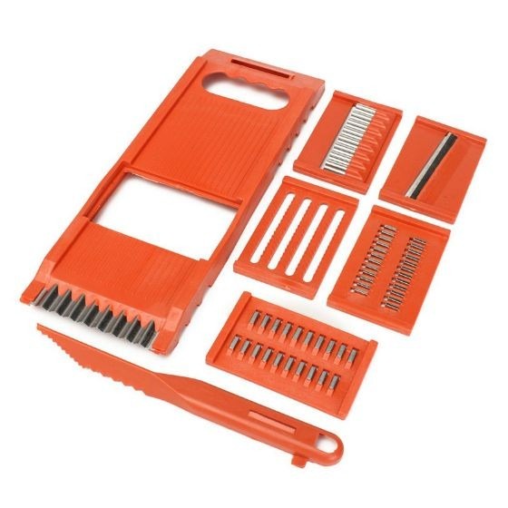 Parutan Multifungsi 8 IN 1 / Kitchen Treasure Multifuinctional Cutter - Parutan Serbaguna Buah dan Sayur