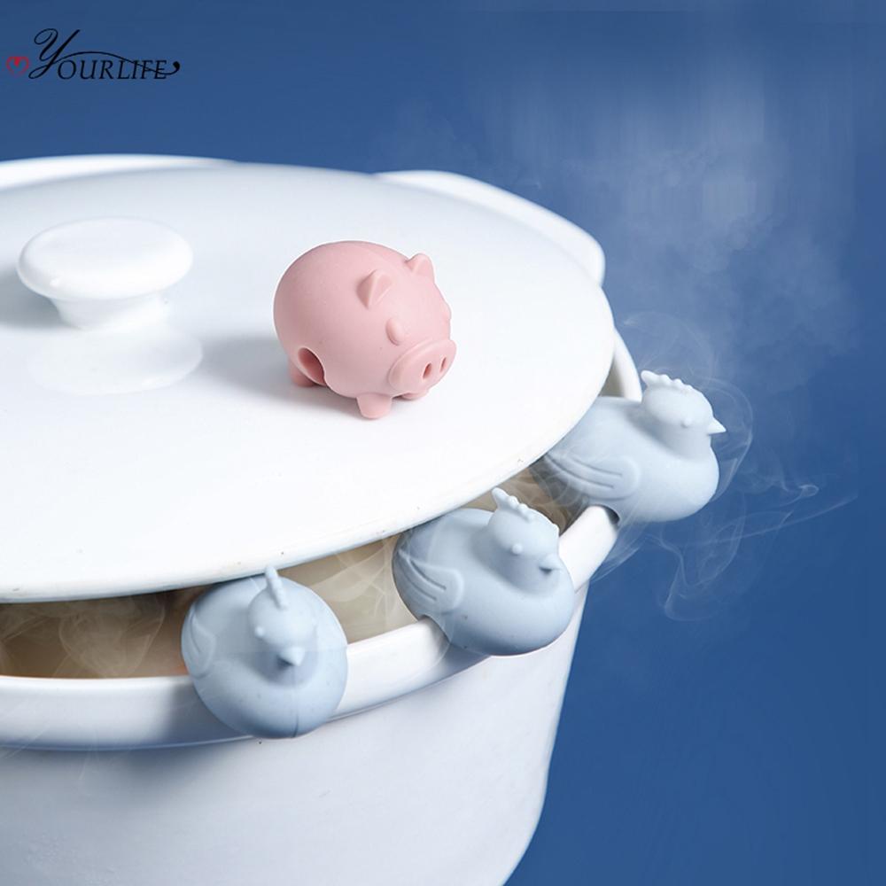 Quinton Tempat Panci Ayam Babi Masak Silicone Kitchen Gadget Set Aksesoris Dapur Anti Tumpah Stopper