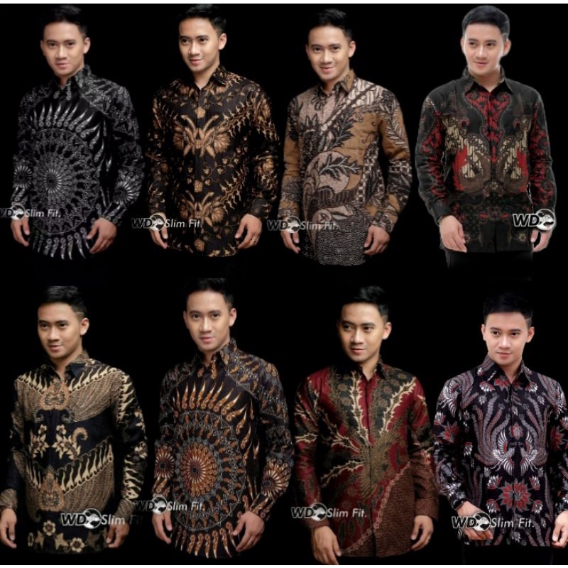 Kemeja Batik Pria Lengan Panjang Motif Bahan Adem Ayem Murah Berkualitas Batik Nakula