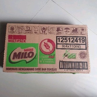 

Milo susu UHT coklat mini uht per dus ( 1 karton isi 36pcs / 110ml )