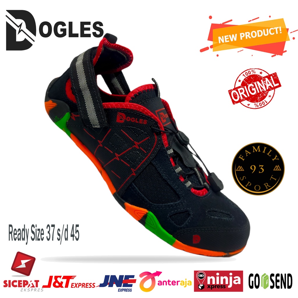Sepatu Sepeda Roadbike Pria/wanita Terbaru Non Cleat DOGLES Original Sepatu Sepeda Goes Mtb Sandal O
