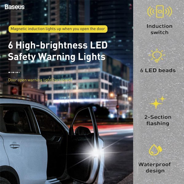 Baseus Car Safety Car Door Open Light Lampu Pengaman Pintu Mobil