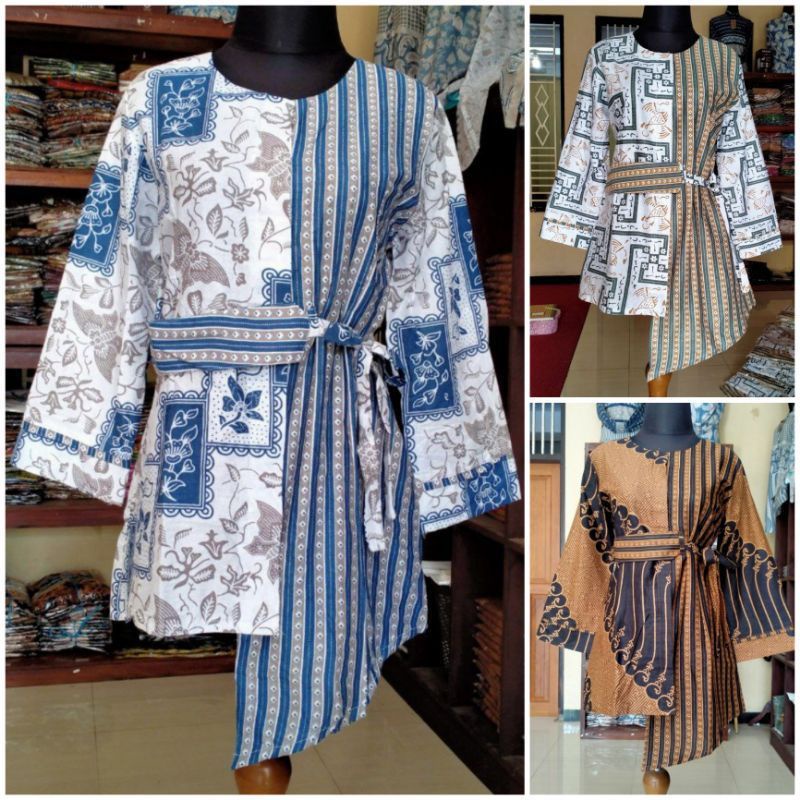 Atasan Batik Wanita Kerja Dolby Dolbi Dobby Doby Modern dan Terbaru 2022