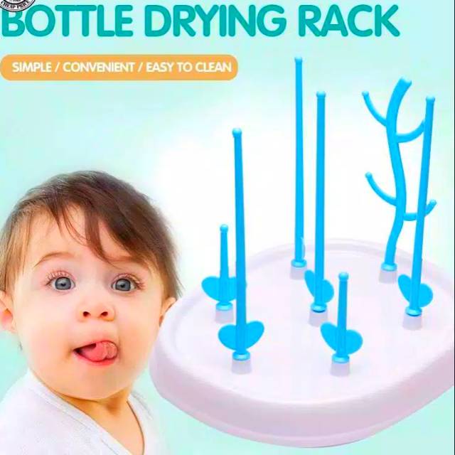 1234OS Baby Bottle Holder/Bottle Drying Rack/Bottle Drainer / Bottle Storage Box/Removable Storage Shelf.