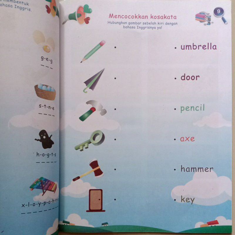 Buku Bermain Dan Belajar Bahasa Inggris Untuk Usia Dini