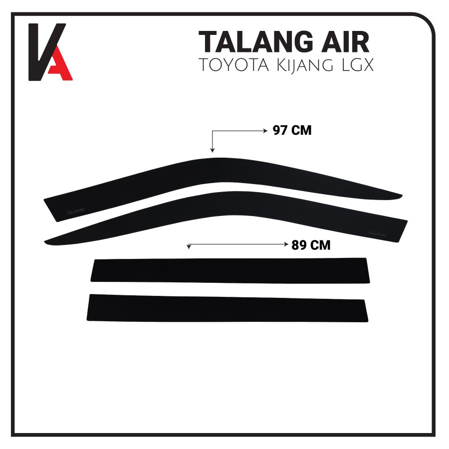 TALANG AIR PINTU MOBIL KIJANG LGX MODEL FLAT RATA 4 PINTU HIGH QUALITY