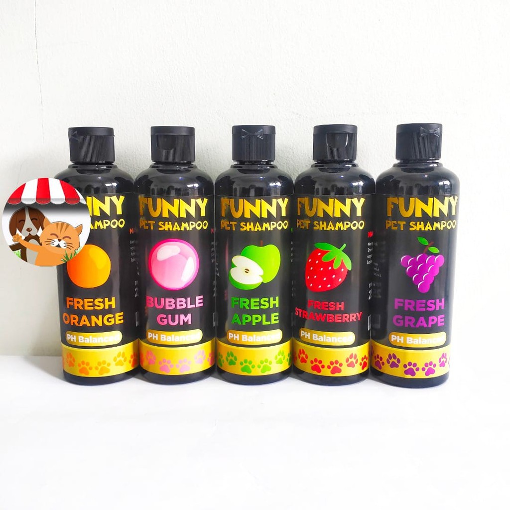 Shampoo Kucing Anjing Funny Pet Shampoo 250ml Shampo Hewan Murah Berkualitas