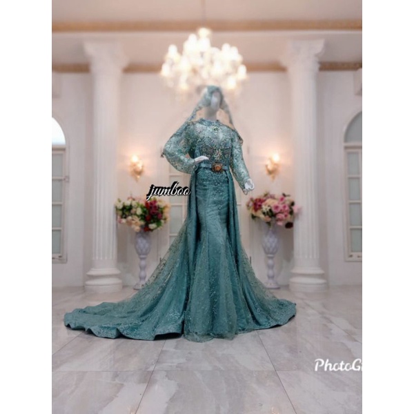 JUMBO SLIM DRES JUMBO/GAUN PENGANTIN  JUMBO SLIM  BEREREKOR XXL//GAUN UKURAN BESAR//GAUN WEDDING