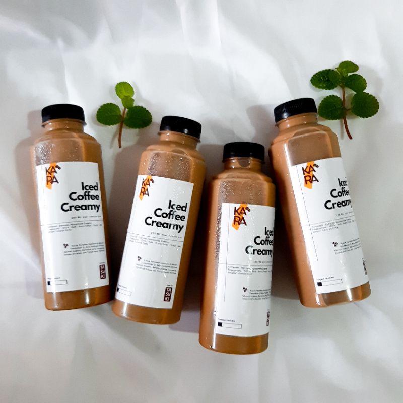 

ES KOPI CREAMY 250ml KOPI KARA / ICED COFFEE CREAMY BLACK COFFEE KOPI GULA AREN 1 LITER BOTOL