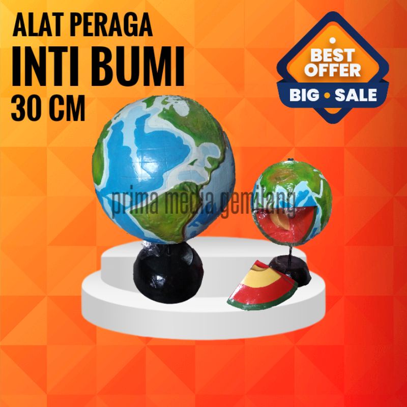 

GLOBE INTI BUMI 35CM/LAPISAN BUMI/ALAT PERAGA PENDIDIKAN