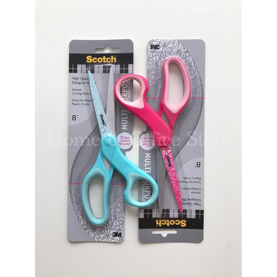 

[[BISA COD]] 3M Scotch Gunting Serbaguna / Multi-Purpose Scissors 8 Inch 1428-PA - Pink