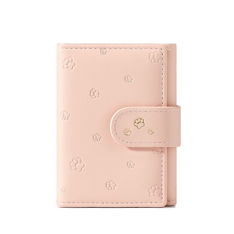 DOMPET LIPAT WANITA KECIL IMPORT KULIT PINK SIDEMA WA534P3 LUCU KOREA SLOT KARTU UANG MINI PENDEK SIMPLE REMAJA KEKINIAN MURAH CEWEK PREMIUM BATAM BRANDED