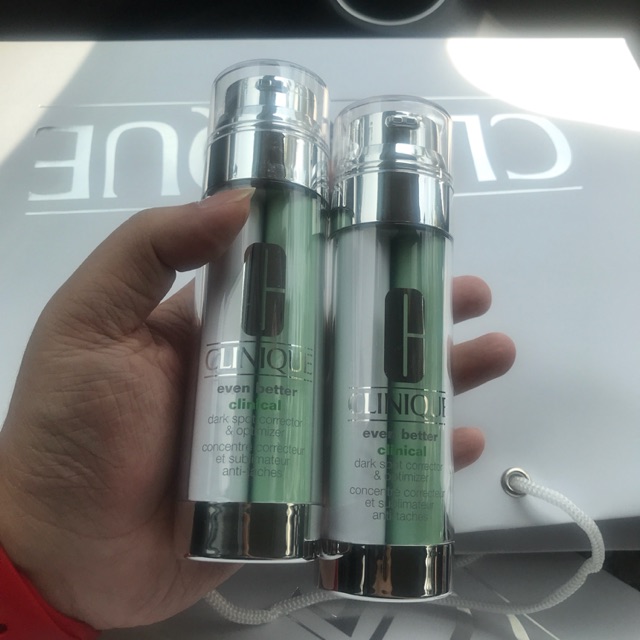 clinique dark spot serum and opstimizer