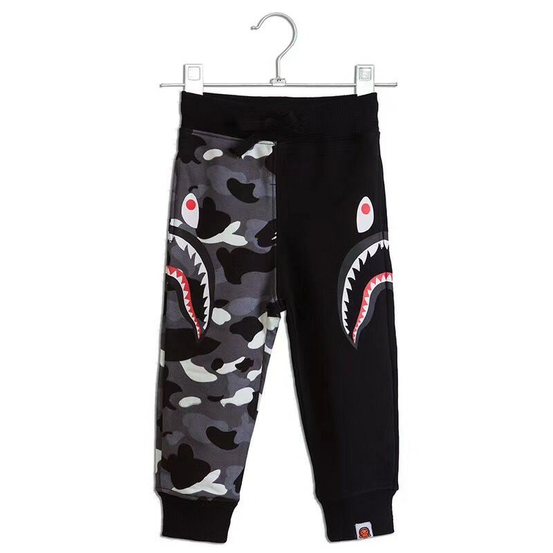 CELANA JOGGER ANAK LAKI BAPE SHARK GREY CAMO