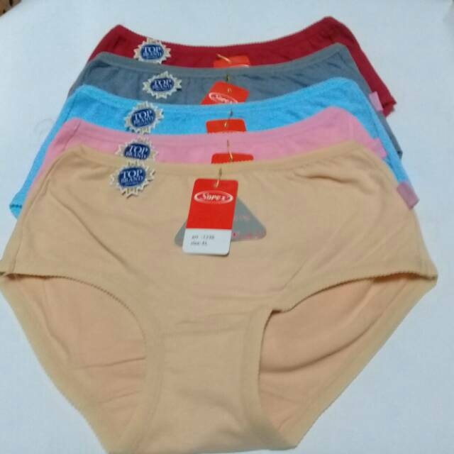 Celana dalam sorex / 6 pcs  /celana wanita / cd sorex 1230
