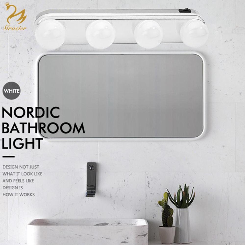 Led Mirror Lights Glamour Fill Light Vanity Mirror Lights Makeup Light Shopee Indonesia